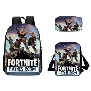 Nový Fortnite ŠKOLSKÝ SET BACKPACK A4 PUZDRO NA PUZDRO NA PERIZAČKY Vysoká kvalita